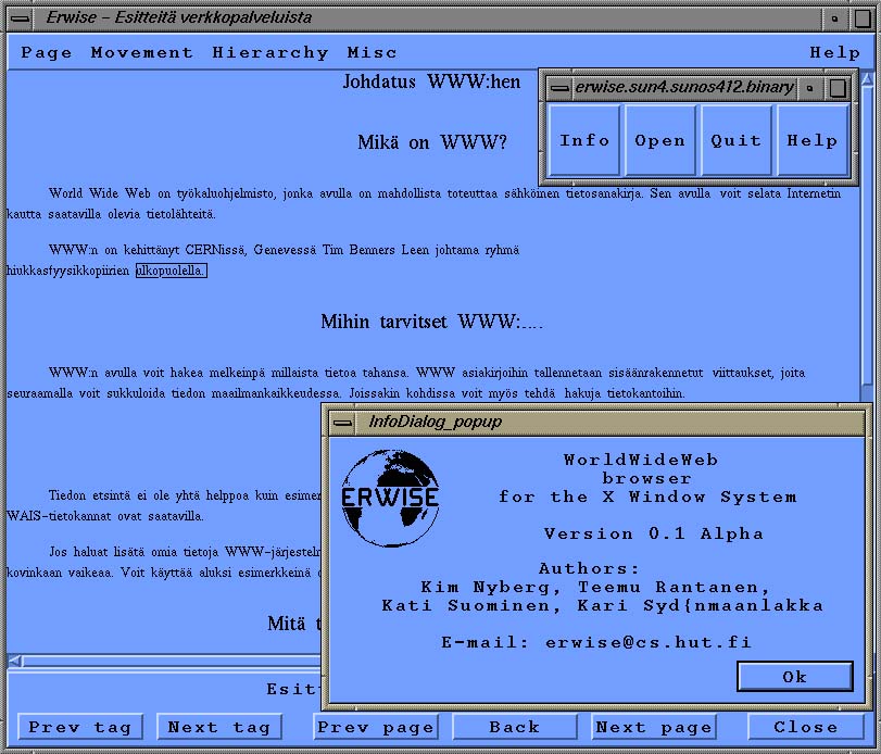 Screenshot of Erwise
